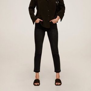 Mango Black Ankle Pants/Jeans